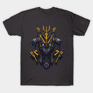 Mecha Skull S01 D87 T-Shirt